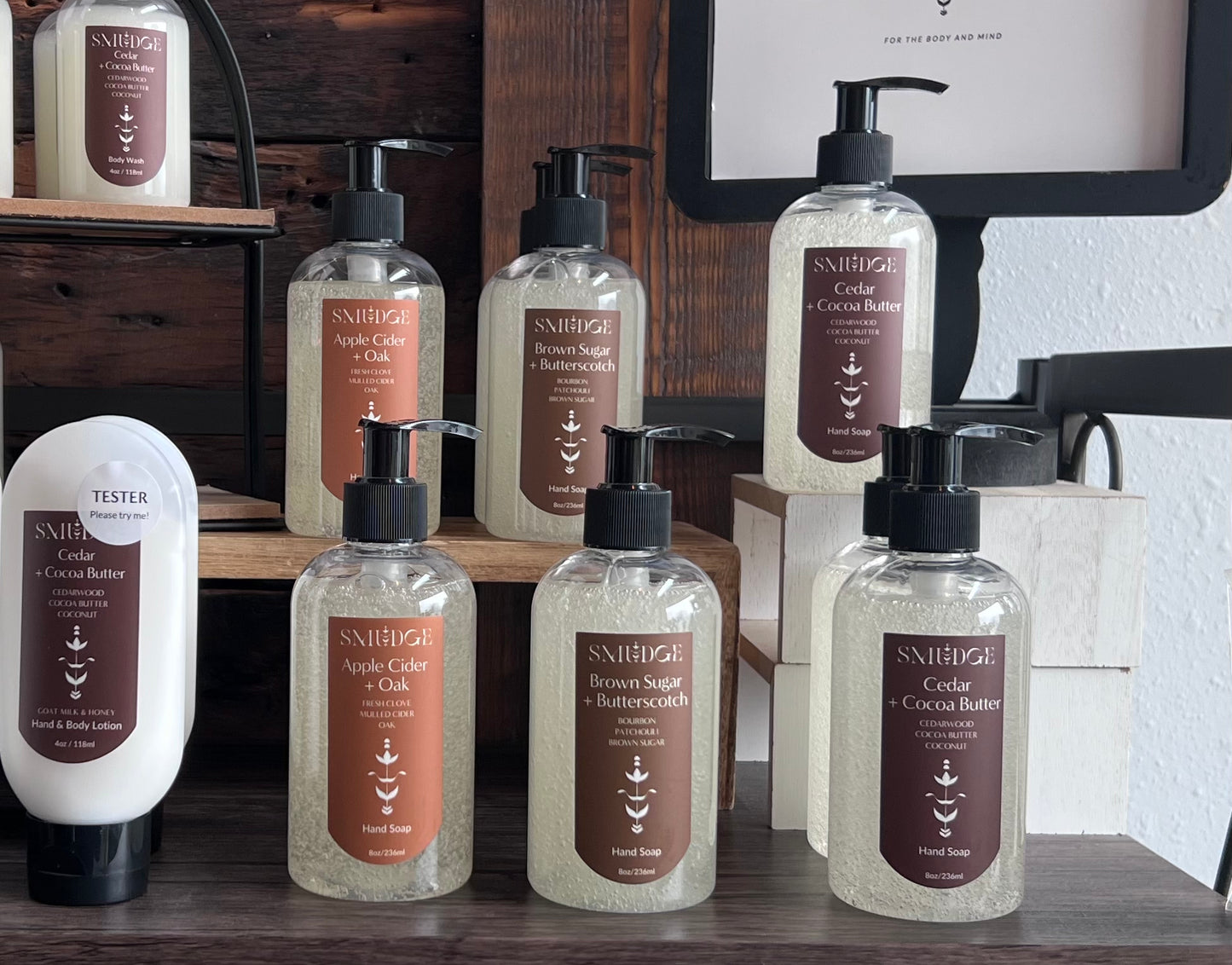 Cedar + Cocoa Butter Hand Soap 8oz