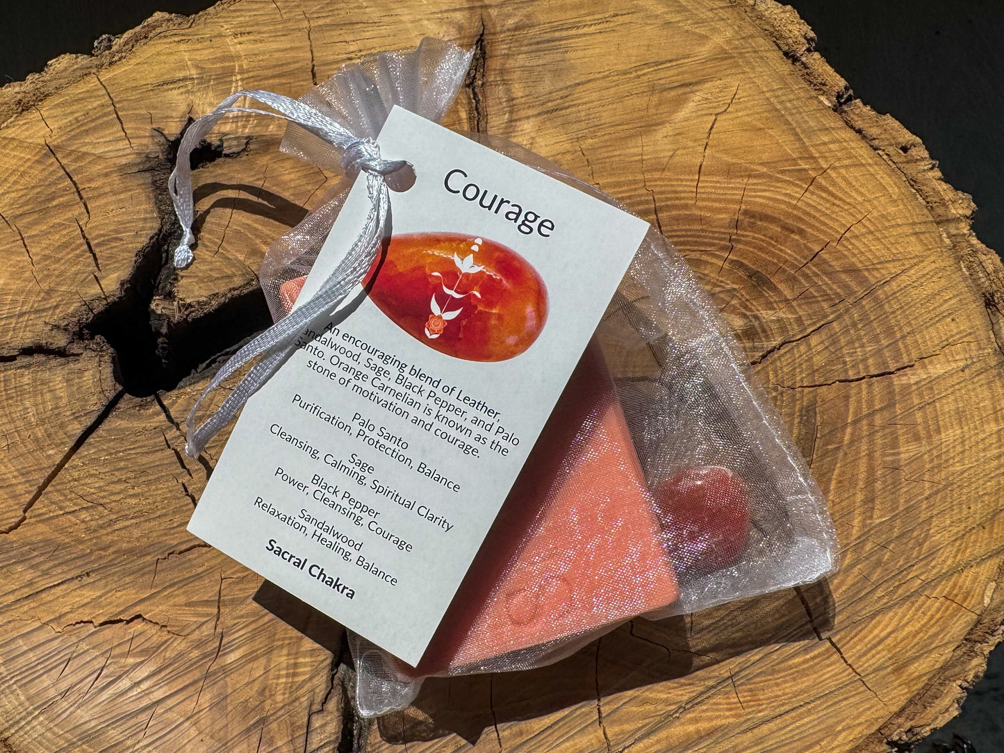 Courage Body Soap and Stone Bundle