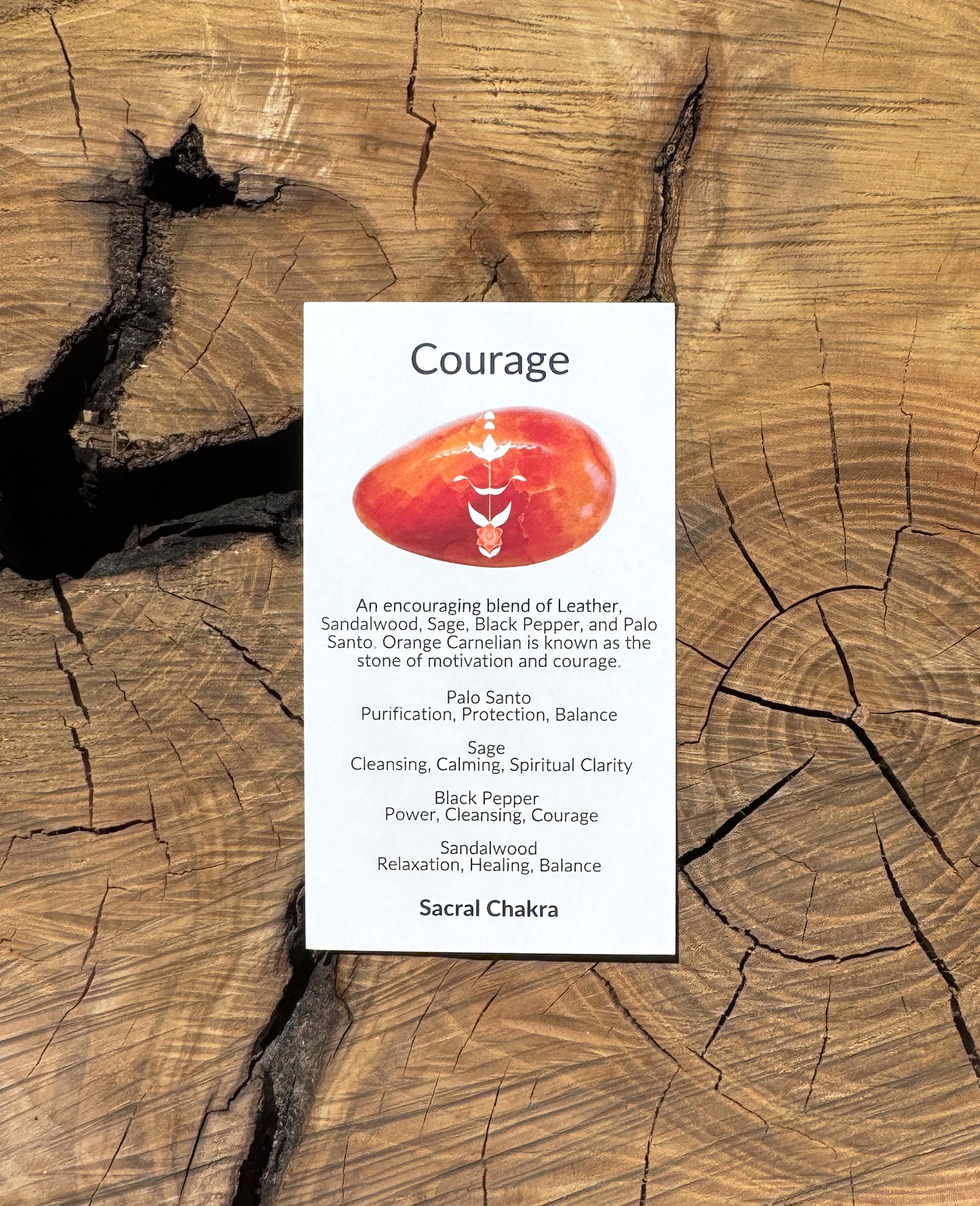 Courage Body Soap and Stone Bundle