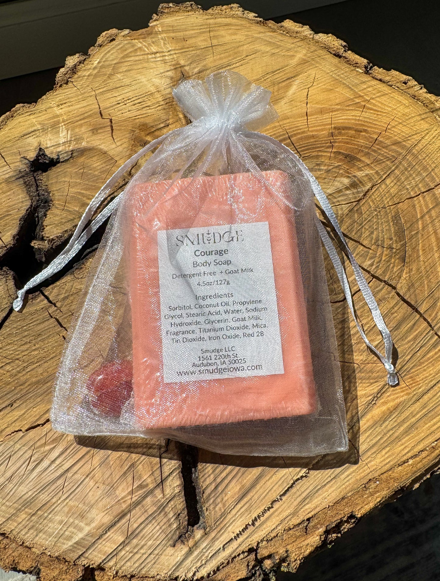 Courage Body Soap and Stone Bundle