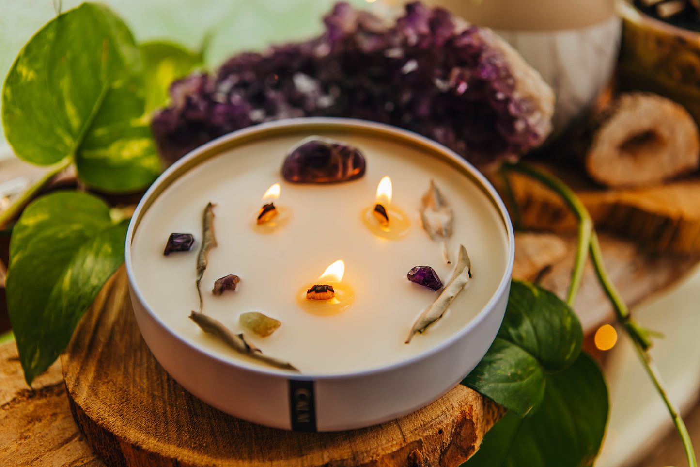 Calm Wooden Wick Candle 14oz