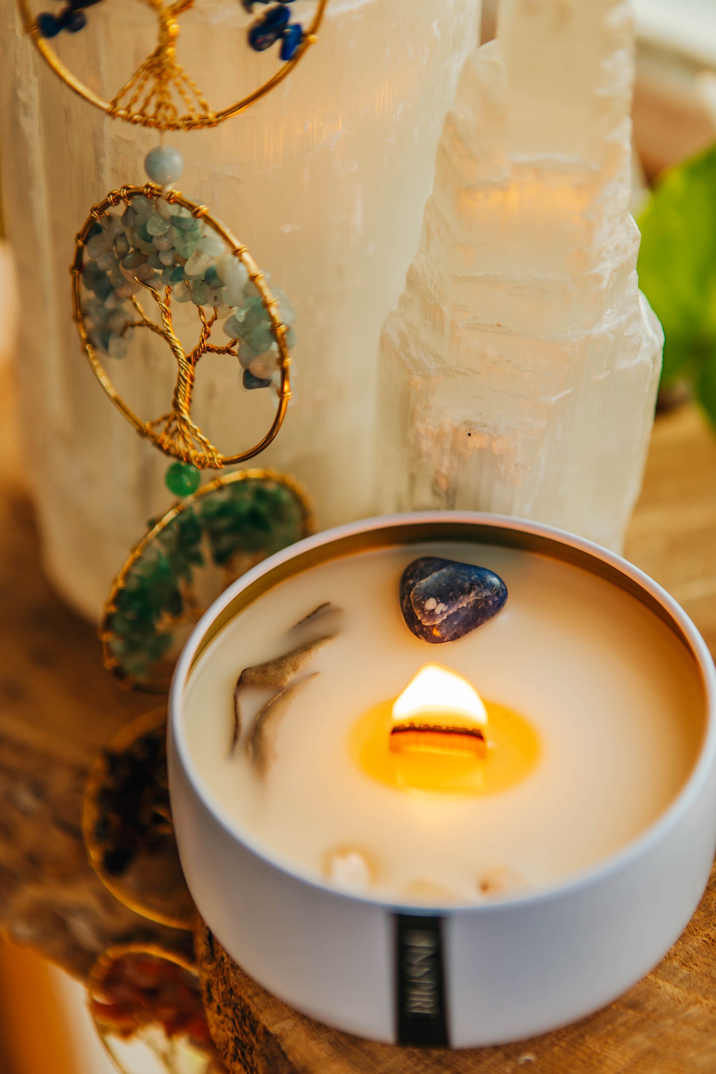 Inspire Wooden Wick Candle 6.5oz