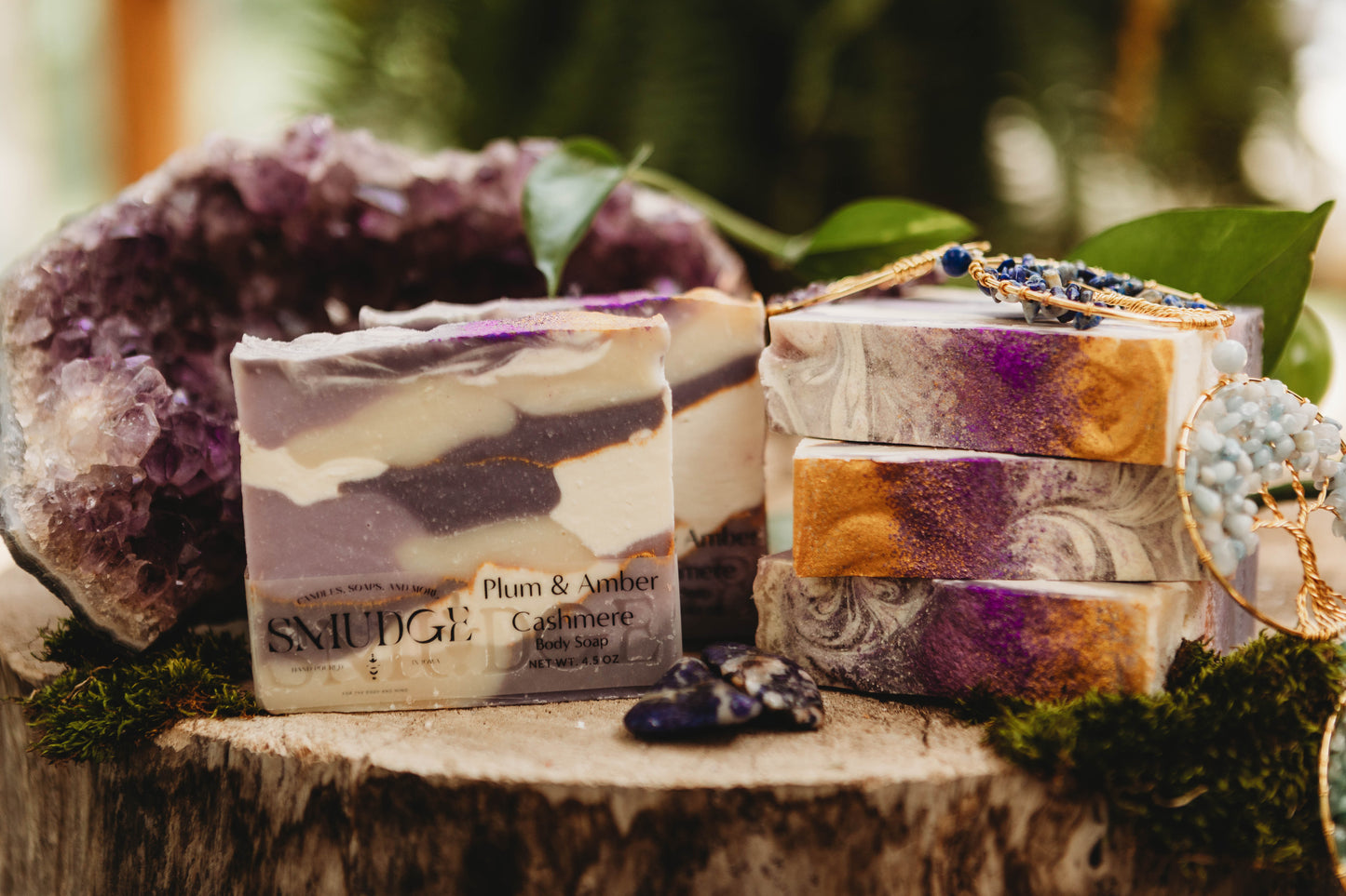 Plum & Amber Cashmere Body soap 4.5oz