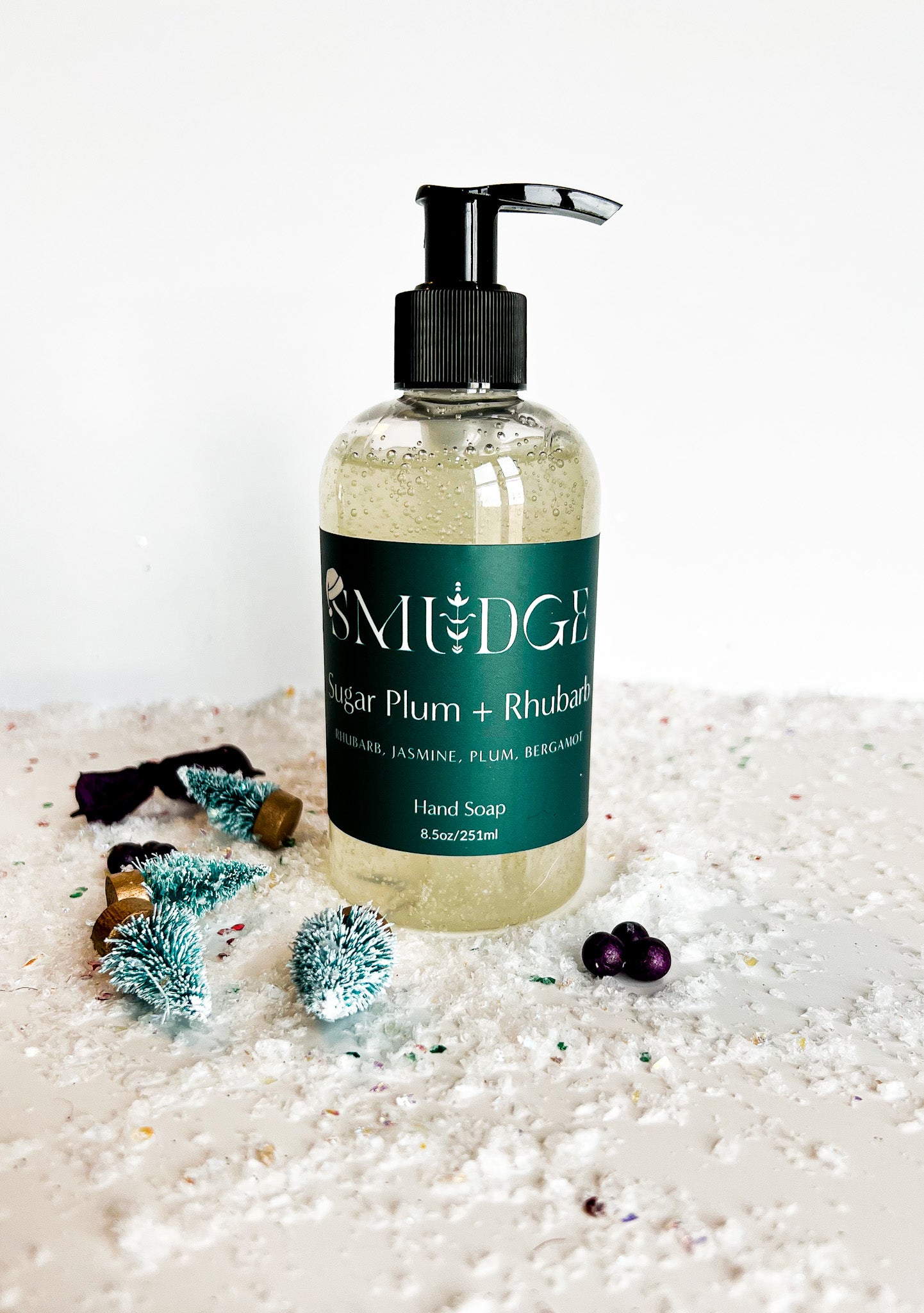 Sugar Plum + Rhubarb Liquid Hand Soap 8oz