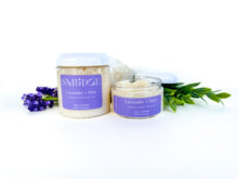 Load image into Gallery viewer, Lavender + Mint - Salt Scrub 6oz Jar
