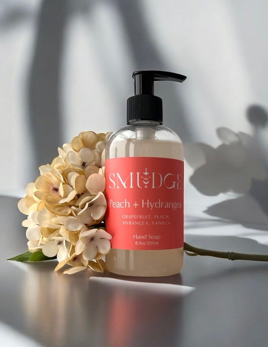 Peach + Hydrangea Hand Soap 8oz
