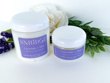 Load image into Gallery viewer, Lavender + Mint - Triple Butter Body Cream 8oz Jar
