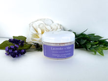 Load image into Gallery viewer, Lavender + Mint - Foaming Sugar Scrub 5oz Jar
