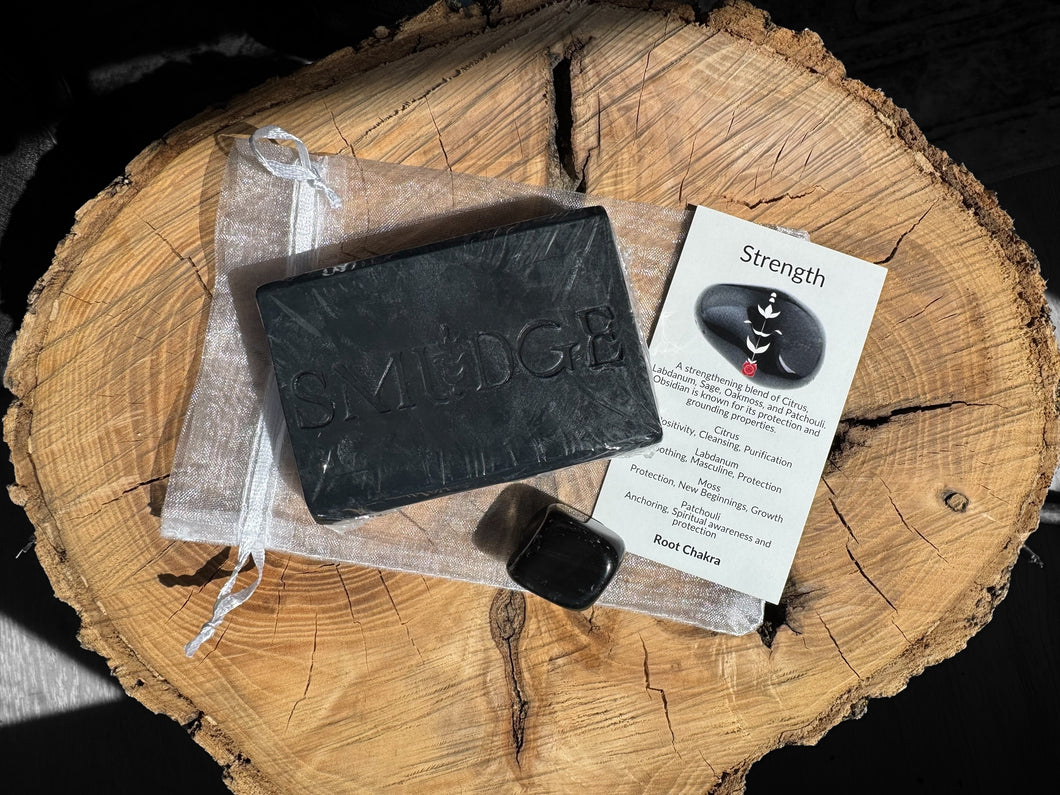 Strength Body Soap and Stone Bundle