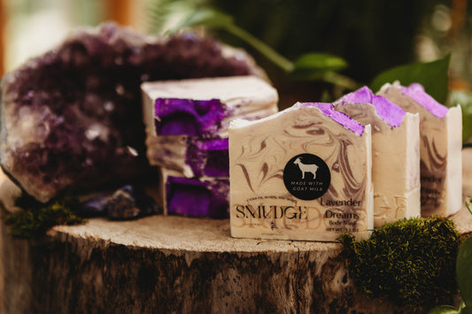 Lavender Dreams Goat Milk Body Soap 4.5oz WS