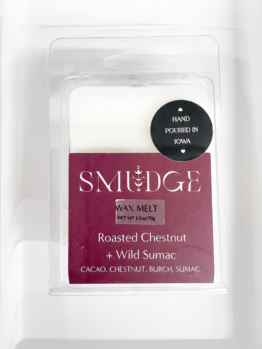 Roasted Chestnut + Wild Sumac Wax Melt 2.5oz