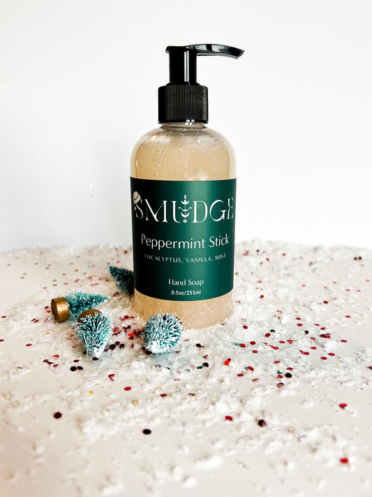 Peppermint Stick Liquid Hand Soap 8.5oz